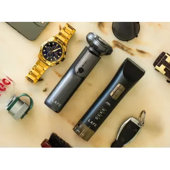 Electric shaver LAFE LAFGOL47537 rechargeable waterproof for wet and dry use