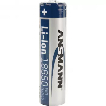 ANSMANN - Battery 18650 - Li-Ion - 2600 mAh - 9,36 Wh - Silver (1307-0000)