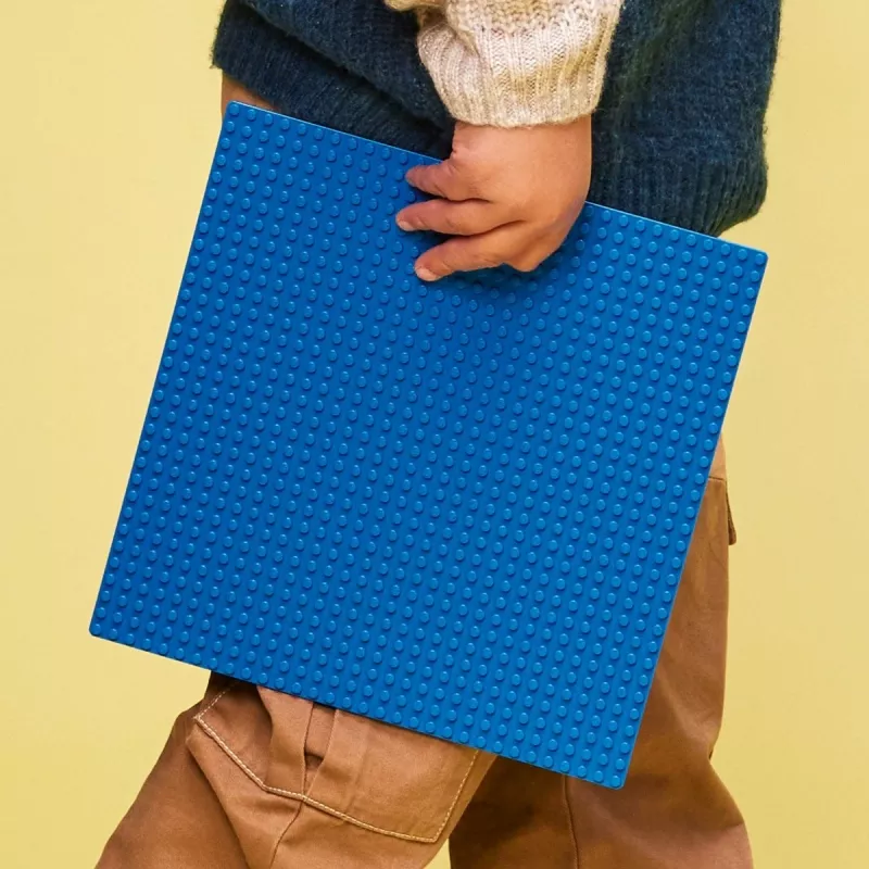 LEGO building plate 11025 — blue baseplate 32x32 studs, 250×250 mm