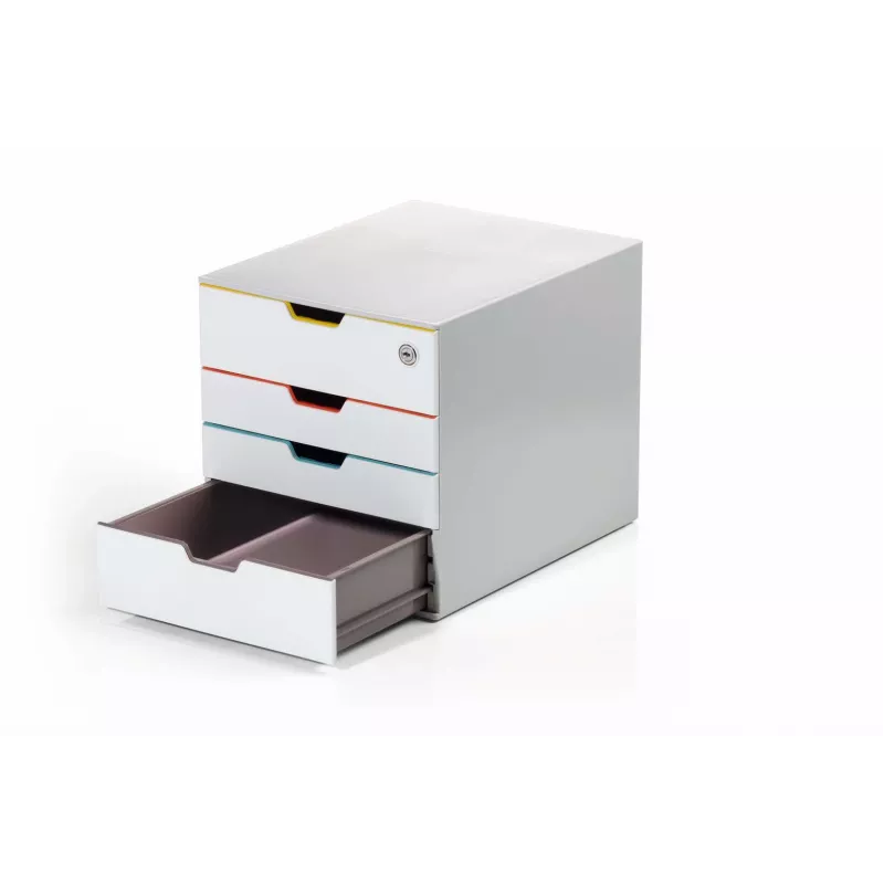 Durable VARICOLOR MIX 4 SAFE Grey Plastic 4 Drawers