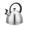 Kettle Maestro MR1302 stainless steel 2.5 L, induction-ready, hinged whistle, black handle
