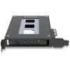 ICY Dock ToughArmor MB111VP-B - mobile Memory-Rack - and2 / and3 SSD Mobilrack - 2.5 (6,4 cm) - NVMe - PCIe 4,0 x4 - Black (MB111VP-B)