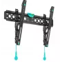 TV wall mount ONKRON TM6-B for 43–85 inch TVs, black, fixed tilt arm