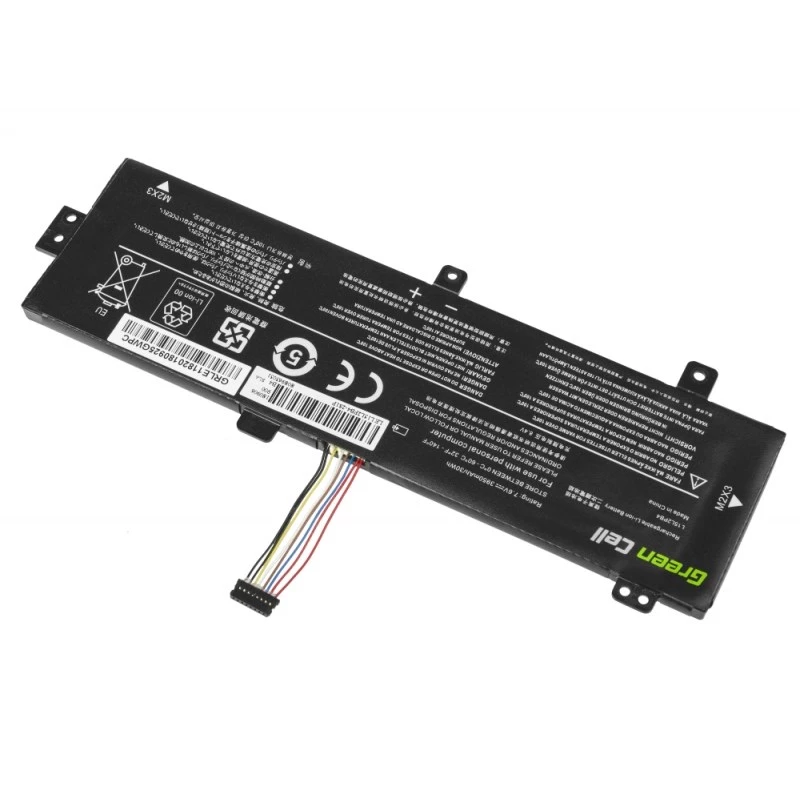 Battery Green Cell LE118 for Lenovo Ideapad 310-15 (7.6V, 3500mAh, 4-cell, LiPo, black)