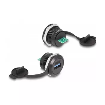 DeLOCK USB 3.2 Gen 1 Type-A to PCB built-in connector Black