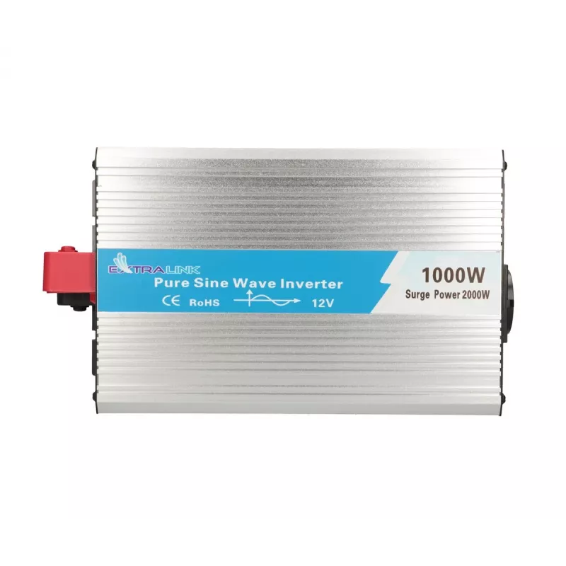 Voltage converter Extralink OPIP-1000W 12V 230V 1000W pure sine