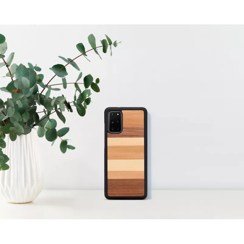 Protective phone case by man and wood for Samsung Galaxy S20+ — black