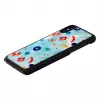 Smartphone case iKins for iPhone XS / XS Max black rock design, protective back cover