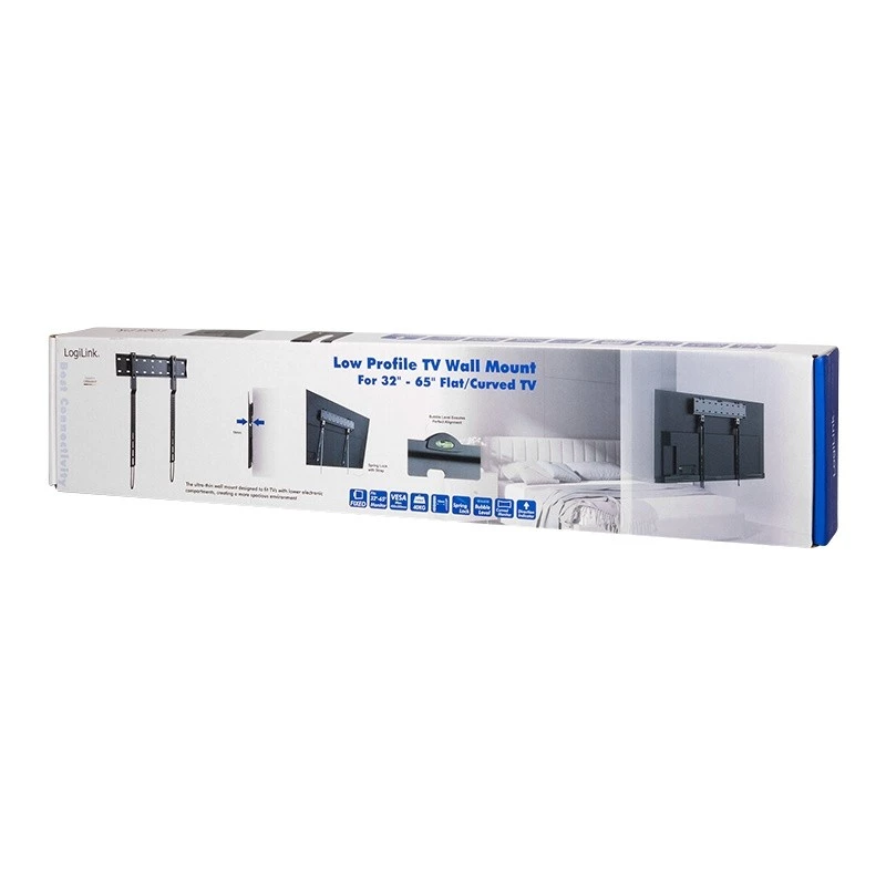 TV wall mount, 32-65 inch, fixed, 40 kg max