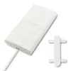 Omni-directional antenna QOLTEC 57013, 0.6–2.7 GHz, 30 dBi, vertical polarization, 50 Ω, white ABS housing