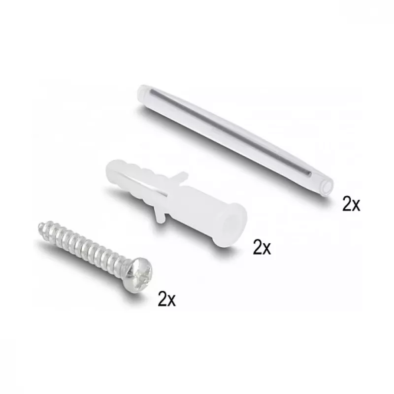 DeLOCK Optical Fiber Connection Box 2 x SC Simplex LC Duplex White