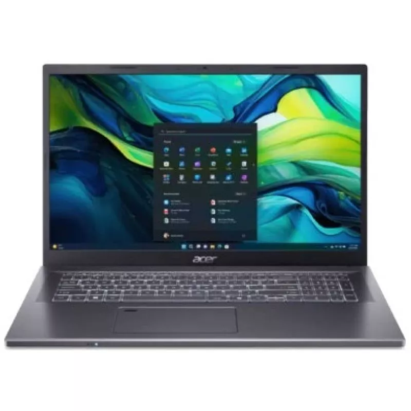 Laptop Acer Aspire 17 A17-51GM-73EZ — Intel Core 7 150U, 17.3 inch FHD, 32 GB DDR4, 2 TB SSD, NVIDIA GeForce RTX 2050, Windows 11 Home, Grey
