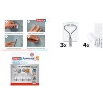tesa Powerstrips Klebehaken for max. 0,5 kg, 3 St. (58620-00003-00)