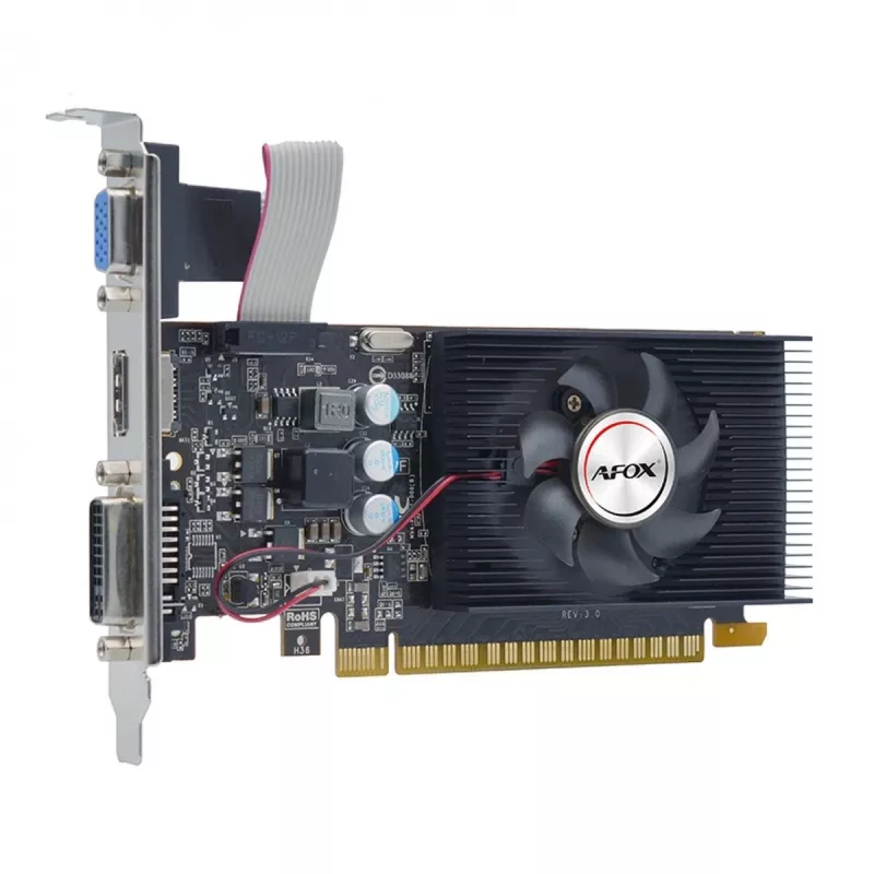 Graphics card AFOX AF240-1024D3L2 — NVIDIA GeForce GT 240, 1 GB GDDR3, 128-bit, PCIe 2.0