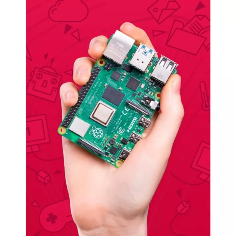 RASPBERRY Pi 4B 8GB 8GB/2xmHDMI/4xUSB/BT/WLAN/LAN (RASPBERRY-PI-4-8GB)