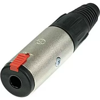 Neutrik NTR-NJ3FC6 - -25 - 70 °C - Black - Red - Silver - EIA RS 453 - IEC 60603-11 - IEC 68-2-20 (NJ3FC6)