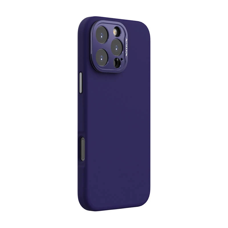 Phone case Nillkin LensWing Magnetic for iPhone 16 Pro Max — purple, magnetic attachment, precise cutouts