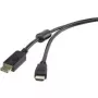 DisplayPort to HDMI video audio cable Renkforce 1.8 m — Digital connection for DP source to HDMI display