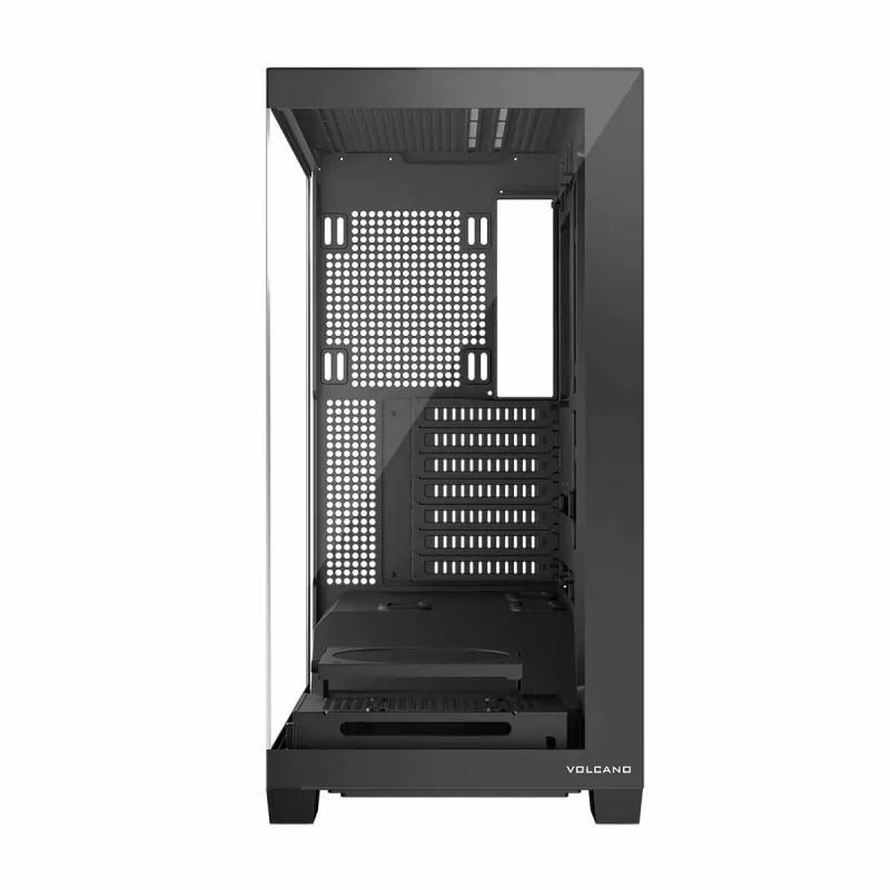 PC case MODECOM Volcano Stellar NF ATX midi tower, tempered glass, black, supports ATX/micro ATX, GPU up to 420mm, CPU cooler 175mm