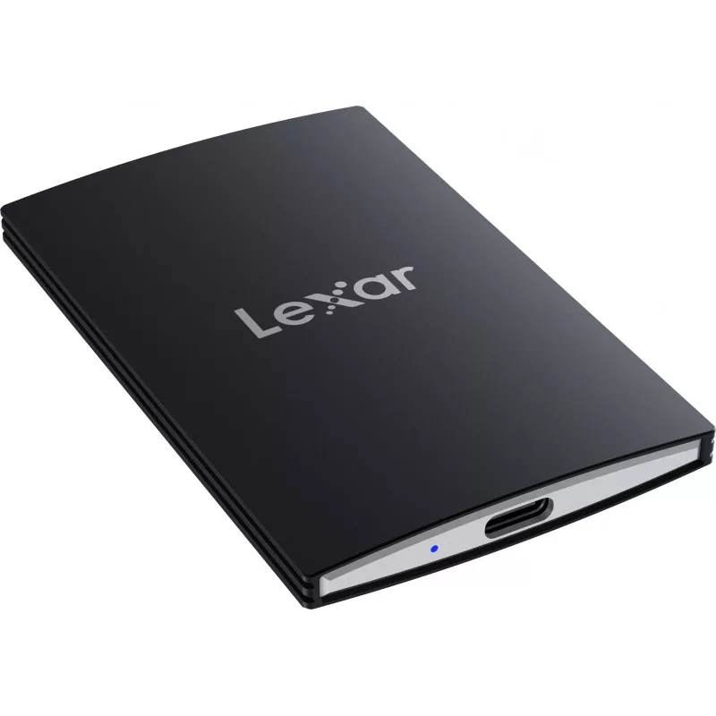 Portable SSD Lexar SL500 1 TB — USB Type-C, USB 3.2 Gen 2x2, up to 2000 MB/s, aluminium housing, 0.043 kg, black