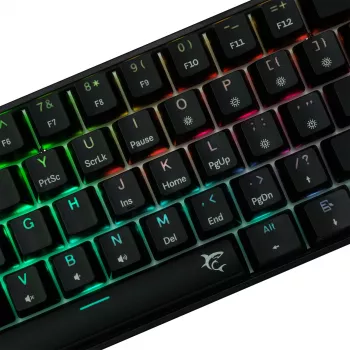 Mechanical keyboard White Shark Shinobi-2 Black US layout with Brown switches