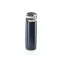 Travel mug Leifheit 03275 600 ml stainless steel, double-wall, leakproof, flip-top, handle, black/blue