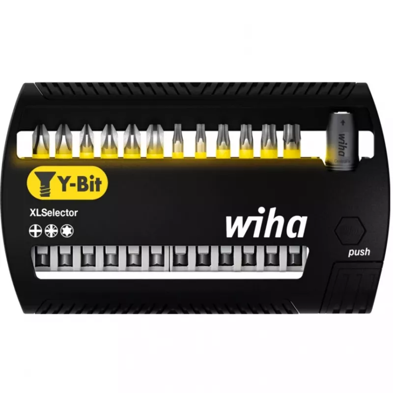WIHA 41834 - Bit-Set XLSelector, 13-piece mixed, 50 mm, Y-Bit (41834)