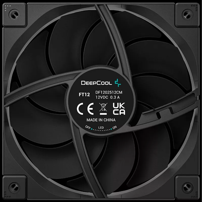 Deepcool FT12 120mm Case Fan - Black