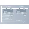 swing arm GT-SA 1100, Holder Grey, for cable hoist
