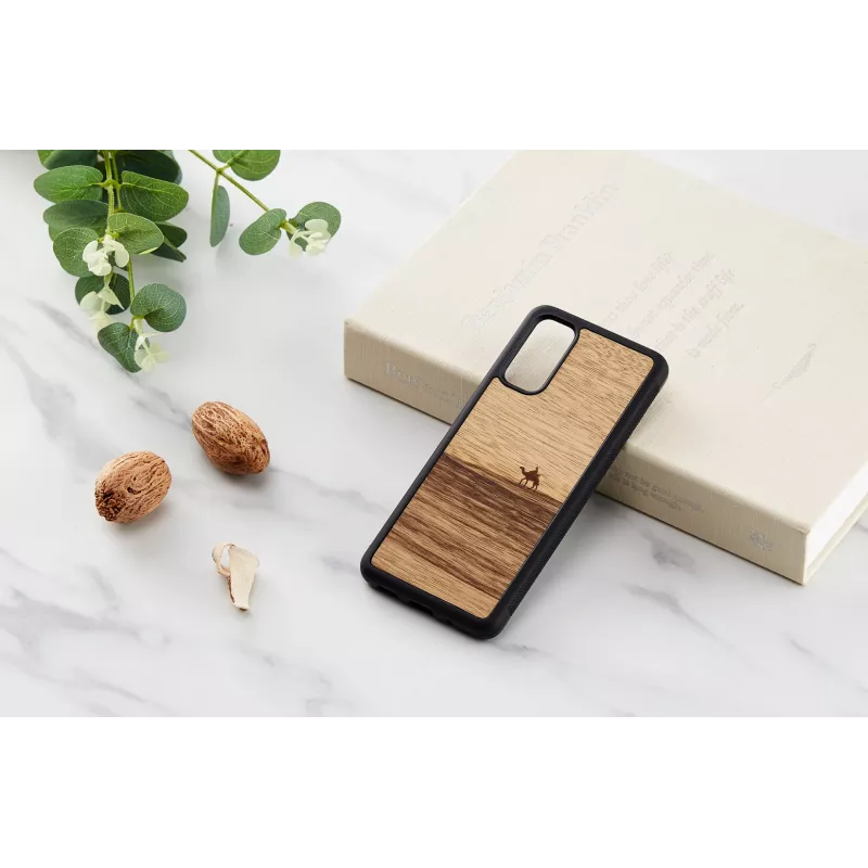 Smartphone case man and wood Galaxy S20 Terra Black – protective phone cover for Samsung Galaxy S20