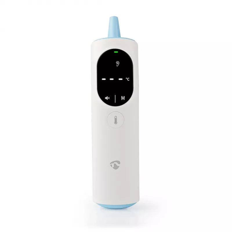 Nedis BTHTIR10WT digital body thermometer Remote sensing thermometer White Ear, Forehead Sensor