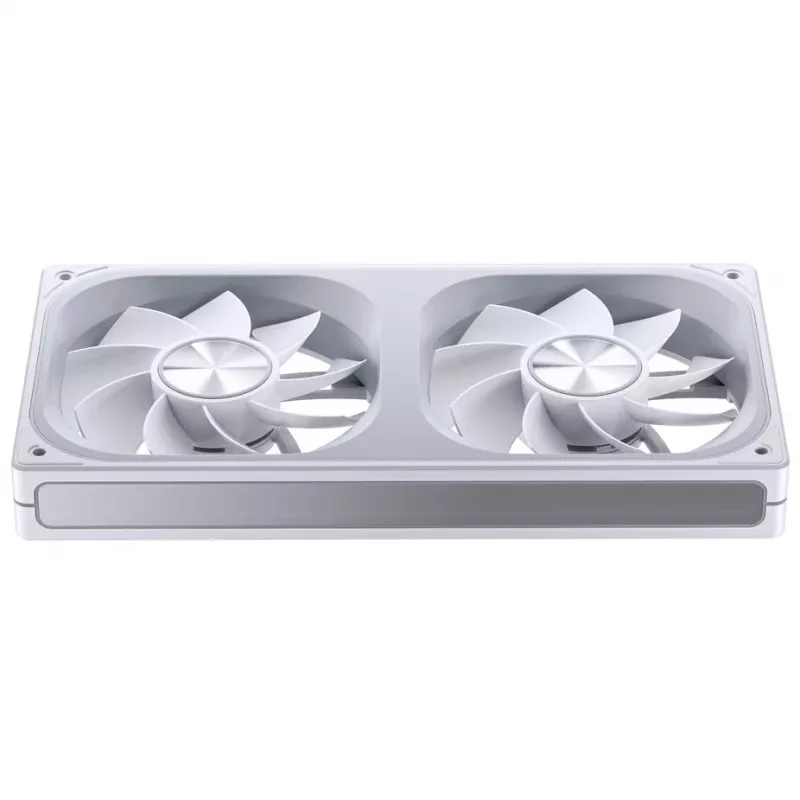 240mm ARGB Infinity Mirror Fan by Jonsbo ZA-240 white, dual 120mm fans, PWM support