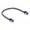 Network Cable DeLOCK RJ45 Cat.6A S/FTP Slim 0.25m Black