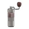 Manual coffee grinder HiBREW G4B with adjustable grind, hand-operated burr grinder