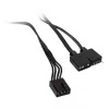LAMPTRON Icecloud+ ARGB 120mm Triple PWM Fan Kit - Black