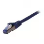 Patch cable RJ45 - CAT6A 500Mhz - 7.5m - blue - S-STP(S/FTP) - AWG27 - LSZH - Synergy 21