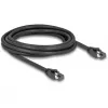 DeLOCK RJ45 Network Cable Cat.8.1 S/FTP 3 m 40 Gbps Black