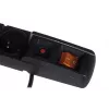 power strip with switch : 8 outlets, cable of 1,5 M, black