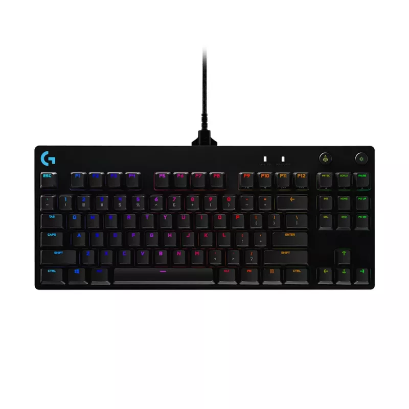 Logitech G PRO Gaming Keyboard - Keyboard - QWERTY - Spanish - Black (920-010593)