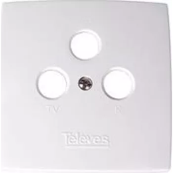 Wall Plate Televes 544302 White