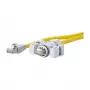 METZ CONNECT BTR E-DAT Industry IP67 V6 - Patch-Cable - RJ-45 (M) - RJ-45 (M) - 1,0m - Shielded - CAT 6 - Yellow (141N113K10010)