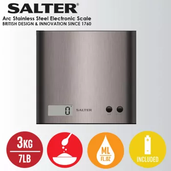 Kitchen Scales Salter 1087 SSDRCEU16 Pro Silver