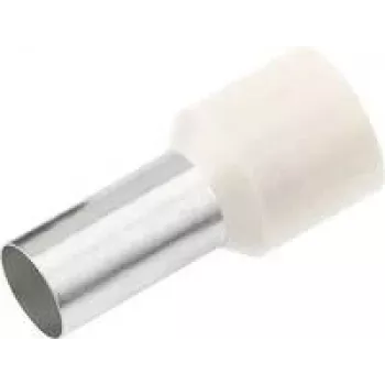 Cimco 187107 Ferrule 0.5 mm² Partially Insulated White 100 pc(s) (187107)