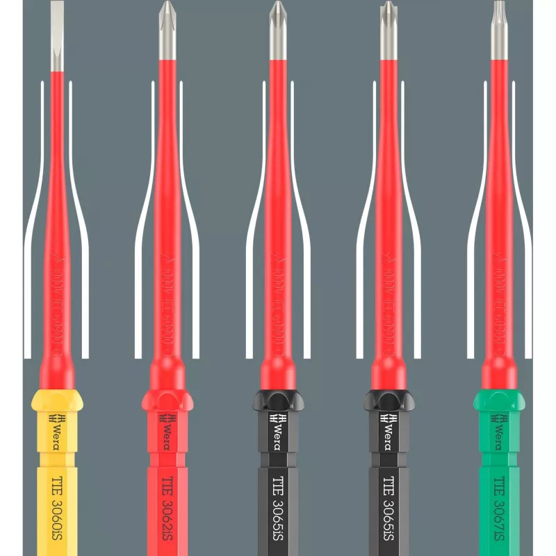 Wera Kraftform Kompakt VDE Stainless 17 extra slim screwdriver set (05006631001)