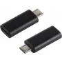 Cable gender changer S/CONN 14-05019 USB 2.0 MicroB USB 3.1 C Black