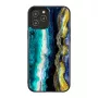 Protective phone case iKins for Apple iPhone 12 Pro Max — purple agate design