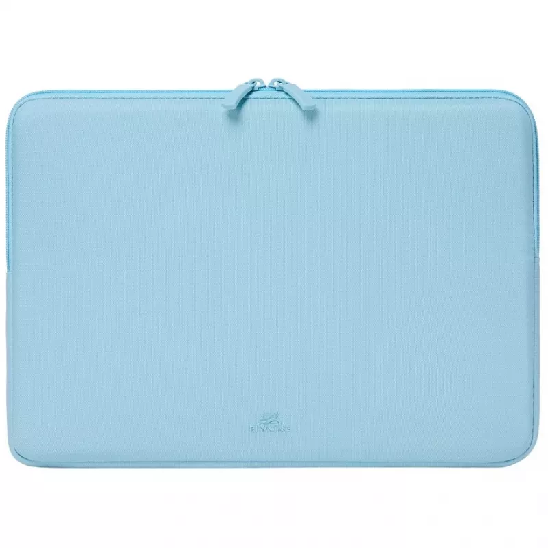 Laptop sleeve Rivacase Riva Szuzuka 14 inch Pastel Blue — protective neoprene case for 14 inch laptops