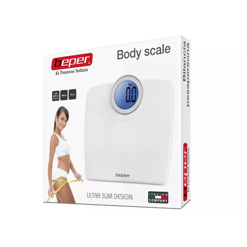 Electronic personal scale Beper 40.811B Trapezium White