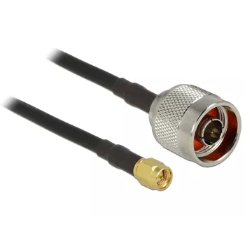 Coaxial Cable CFD200 DeLOCK 89420 2.5 m SMA Black