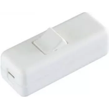 BACHMANN Cord Inline Switch 924.052 Series 8010 Off Switch 2-pin w/w 924.052 (924.052)